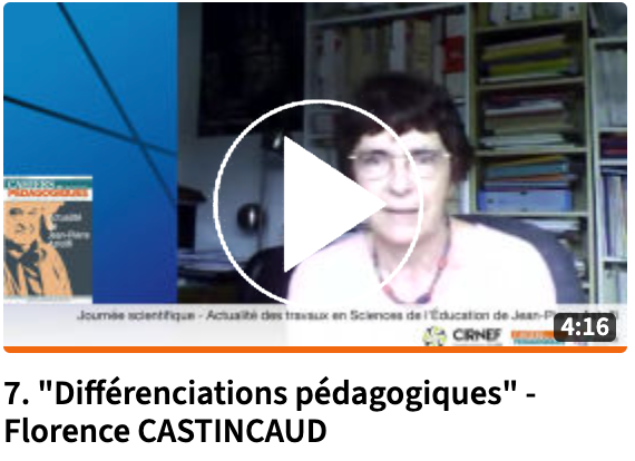 astofli Atelier 1 : « Différenciations pédagogiques »